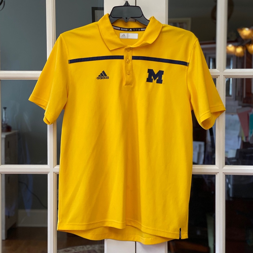 Adidas University of Michigan Polo Shirt